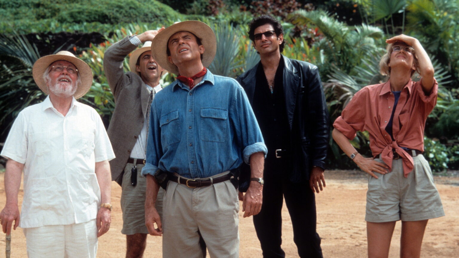 FC Hyena - Laura dern and sam neill in 'jurassic park'